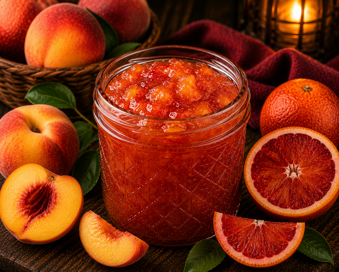 Peach Blood Orange Jam